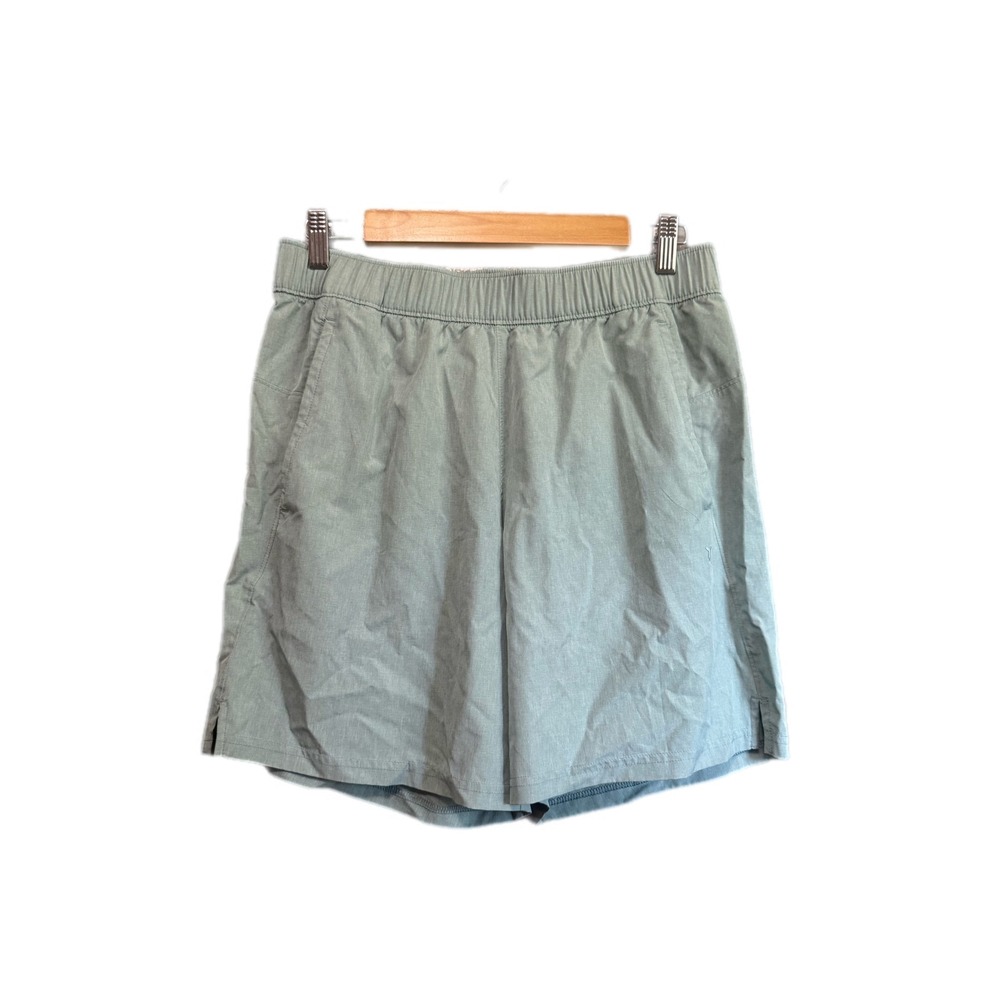 Old Navy Active Shorts Men Medium Green Excellent Quick Dry Elastic Waist Gym